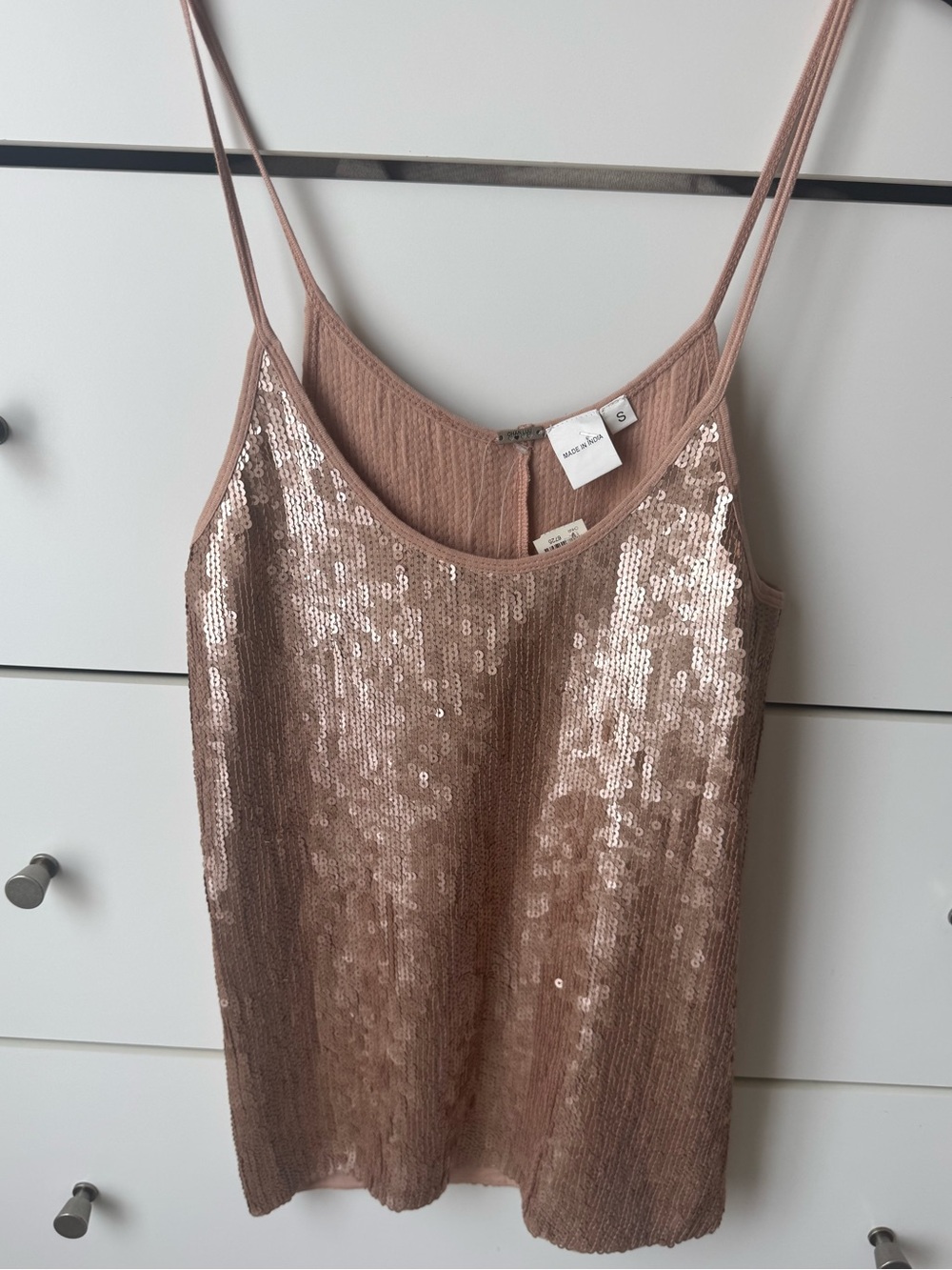 NWT Chan Luu Sequin Embellished Top Cami